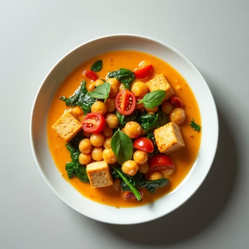 Creamy Chickpea Coconut Curry