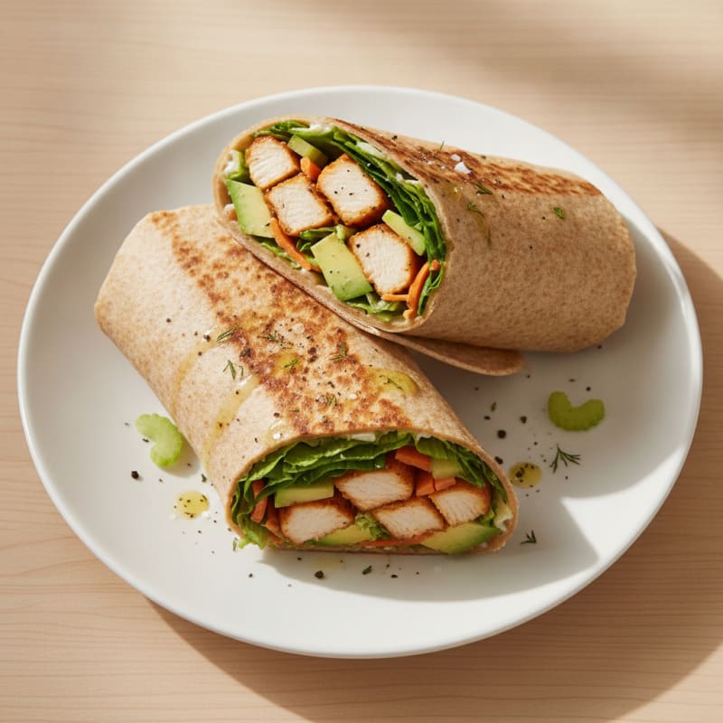 Buffalo Ranch Chicken Wrap