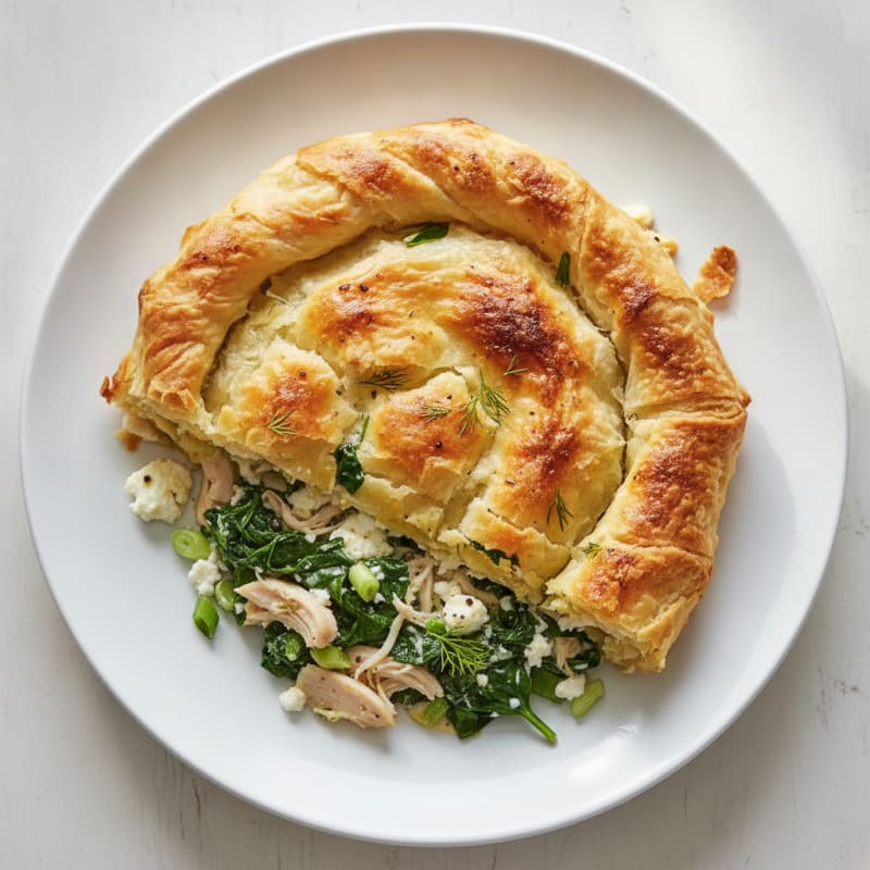 Spinach and Feta Phyllo Pie