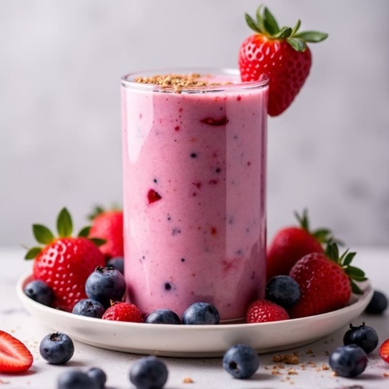 Wholesome Berry Protein Smoothie