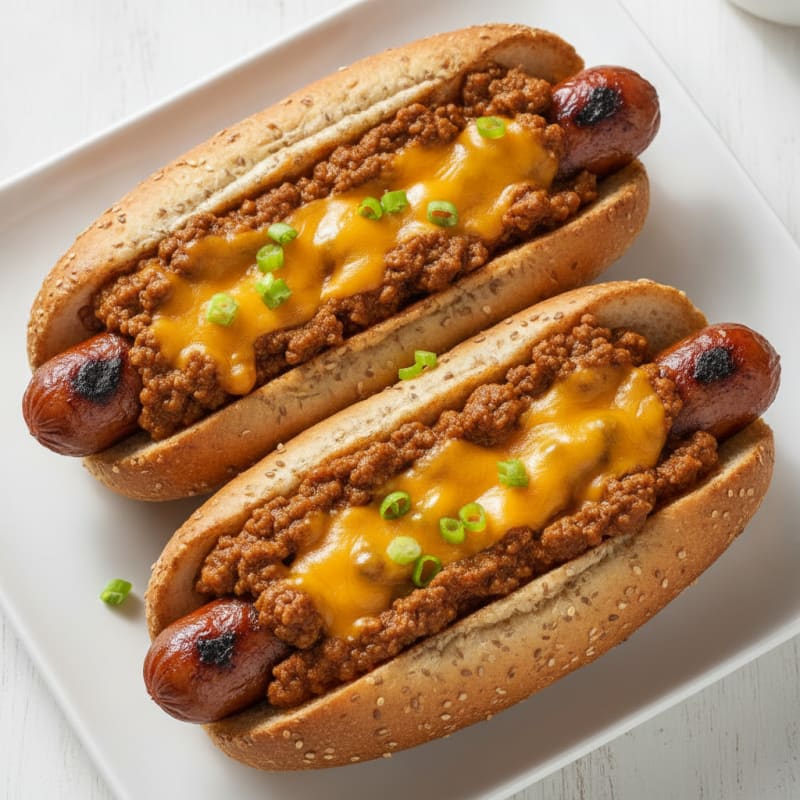 Classic Chili Cheese Hot Dogs