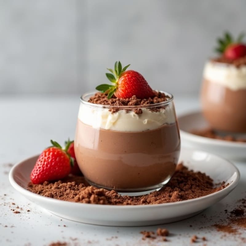 Creamy Chocolate Protein Cheesecake Mousse