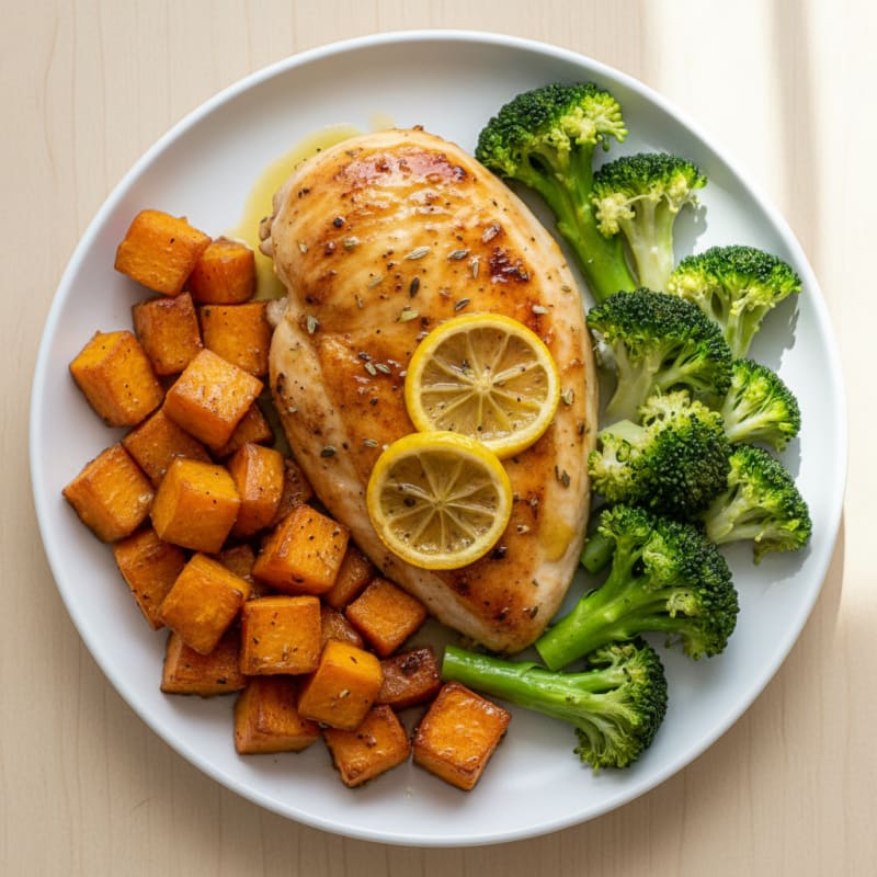 Tender Lemon-Herb Roasted Chicken