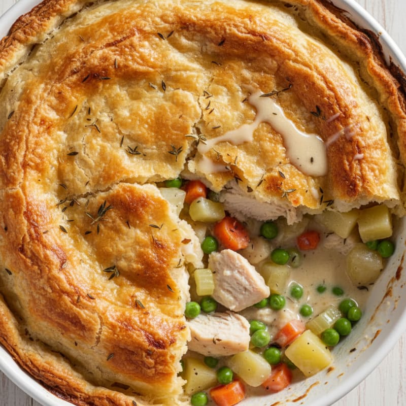 Creamy Herb-Roasted Chicken Pot Pie