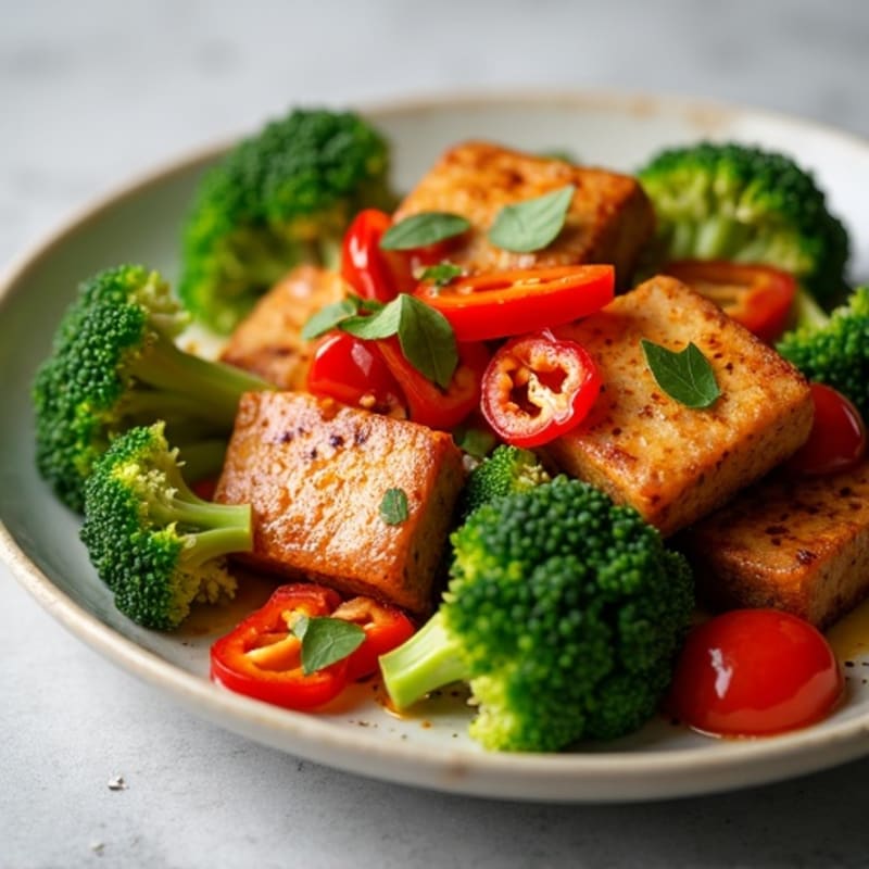 Maple Glazed Tempeh Stir-Fry