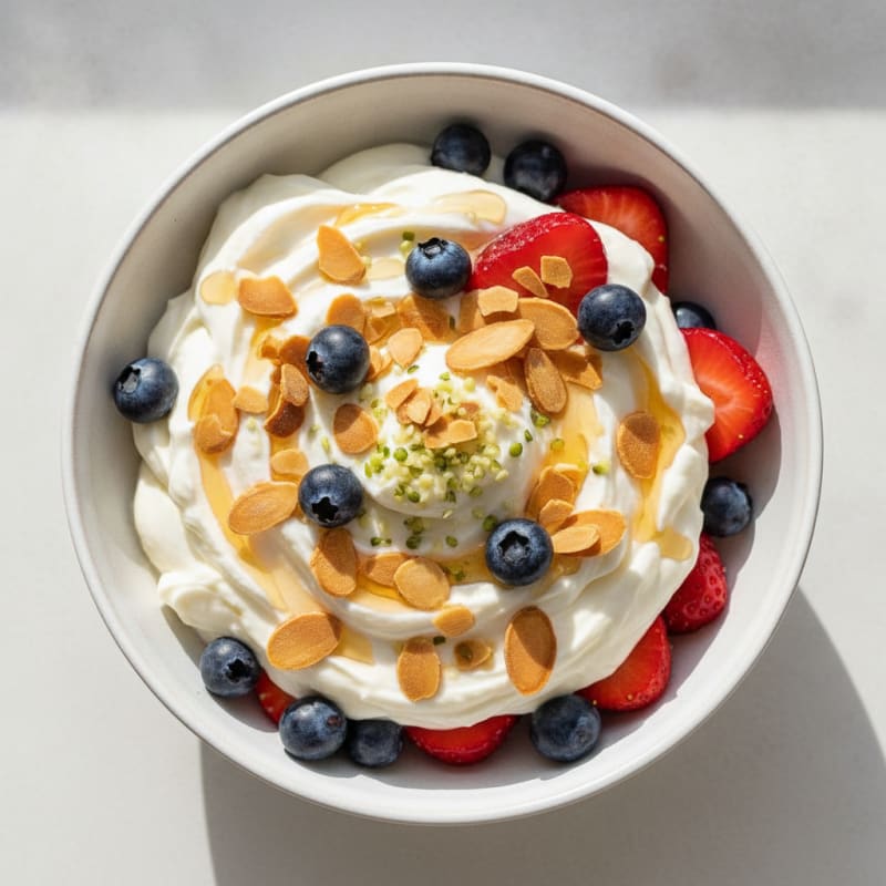 Creamy Greek Yogurt Protein Parfait with Berries