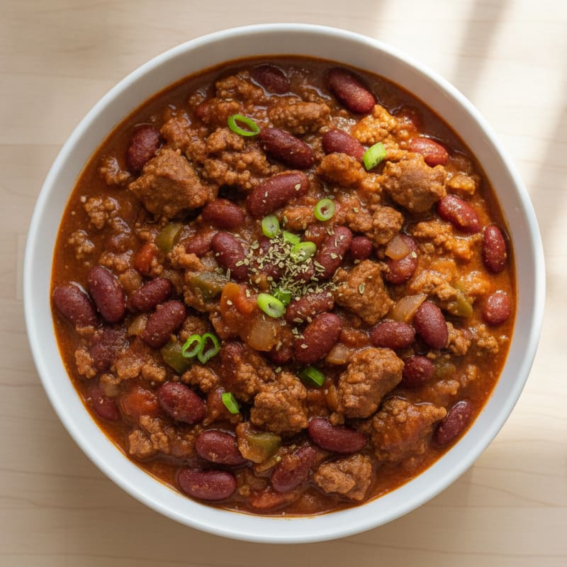 Slow Cooker Beef Chili