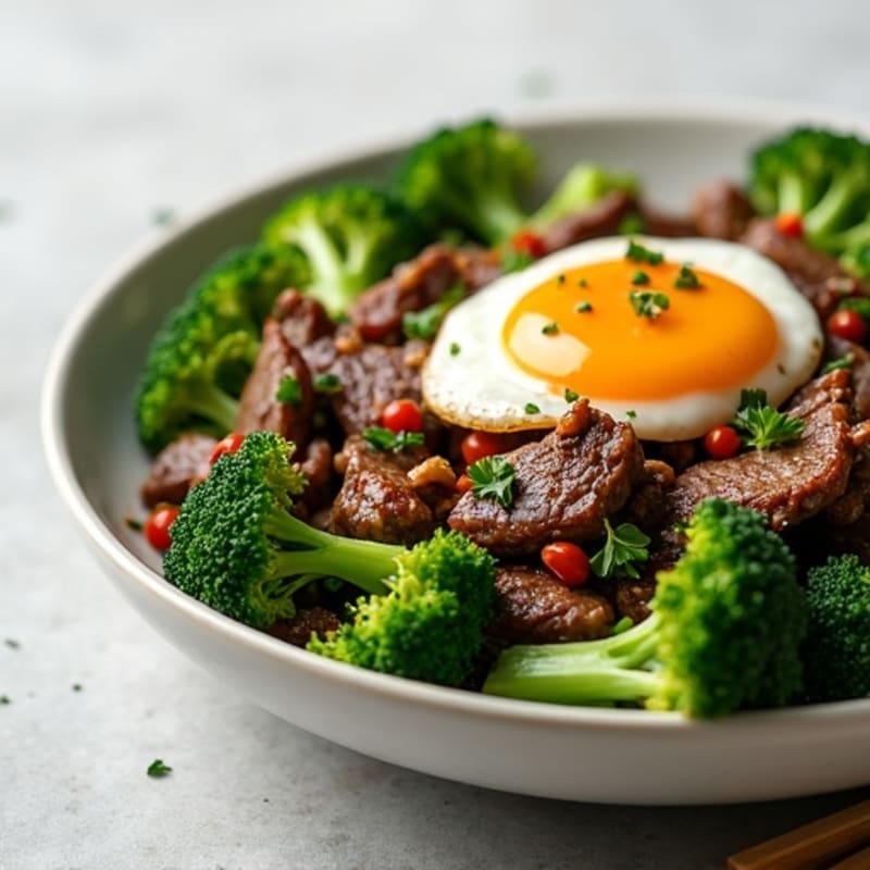 Lean Beef and Crispy Broccoli Stir-Fry