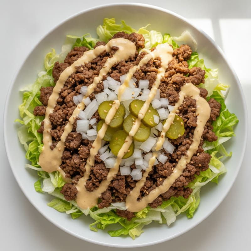 Big Mac Inspired Protein Power Bowl