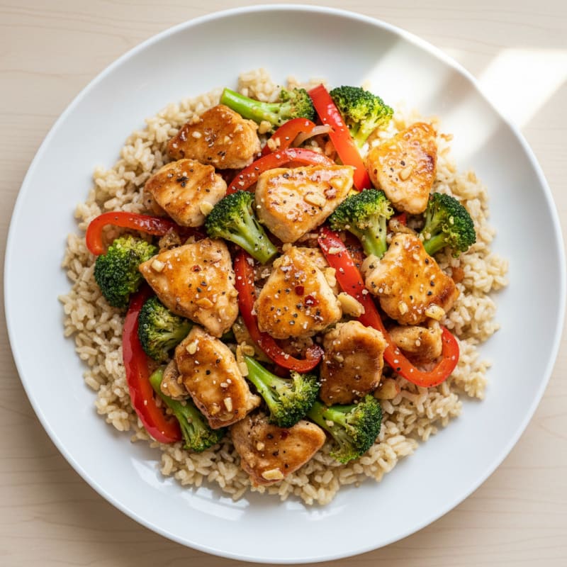 General Tso's Style Chicken Stir-Fry