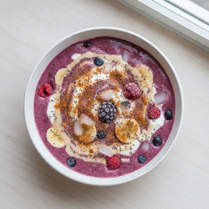 Berry Banana Protein Power Smoothie