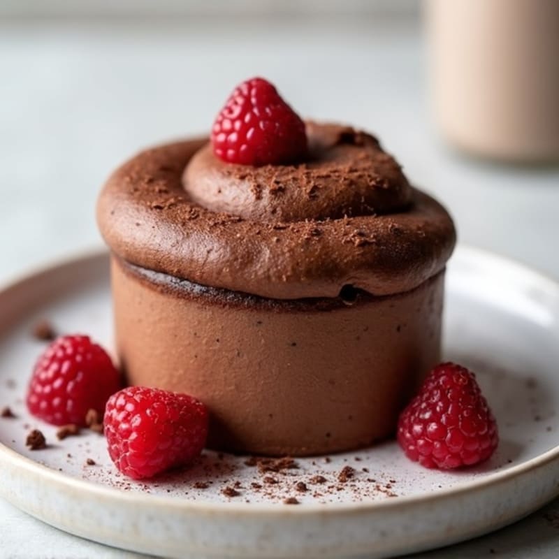 Dark Chocolate Protein Soufflé