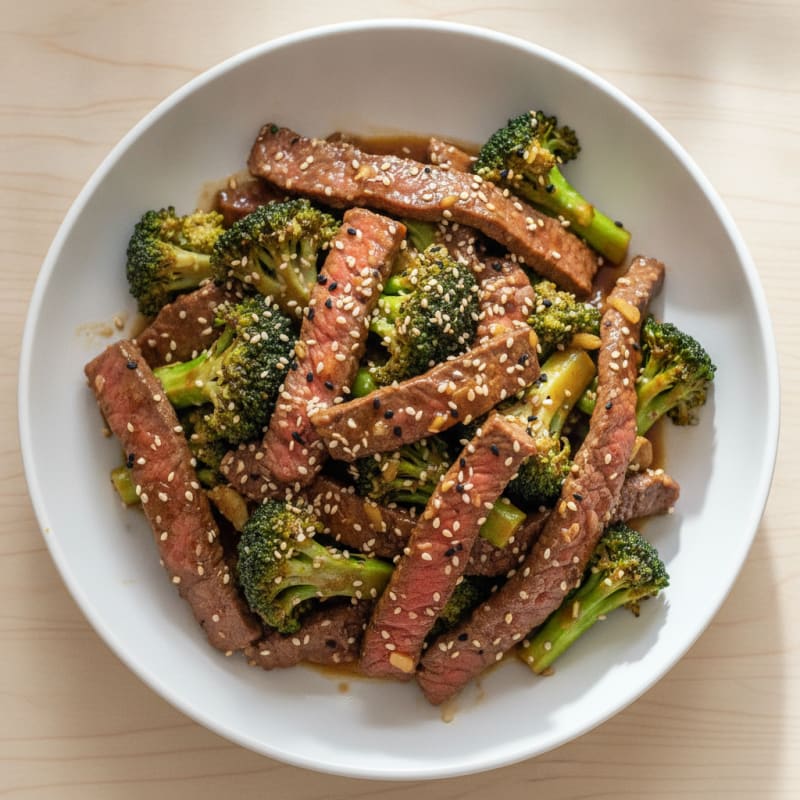 Sesame Beef and Broccoli Stir-Fry