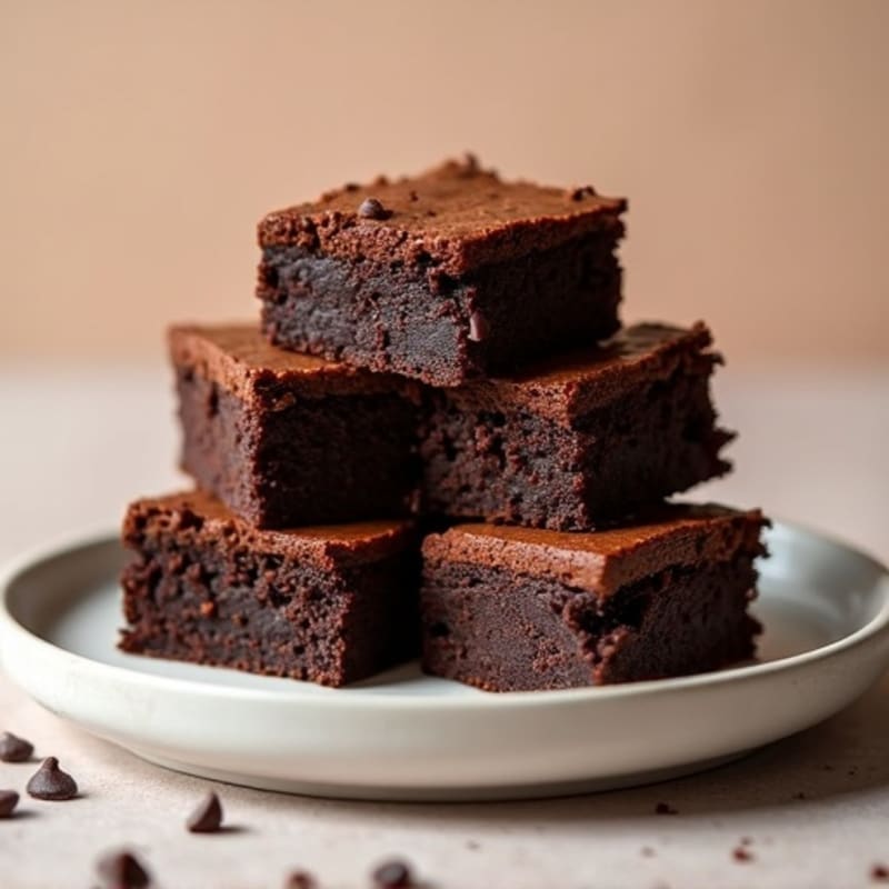 Dark Chocolate Protein Fudgy Brownies