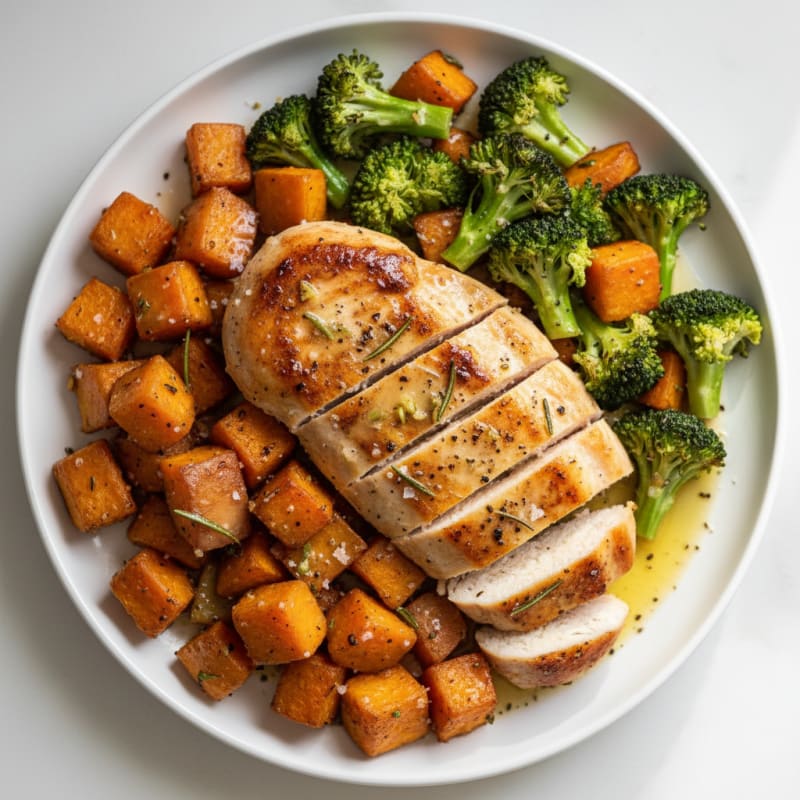 Tender Lemon-Herb Chicken and Roasted Vegetables