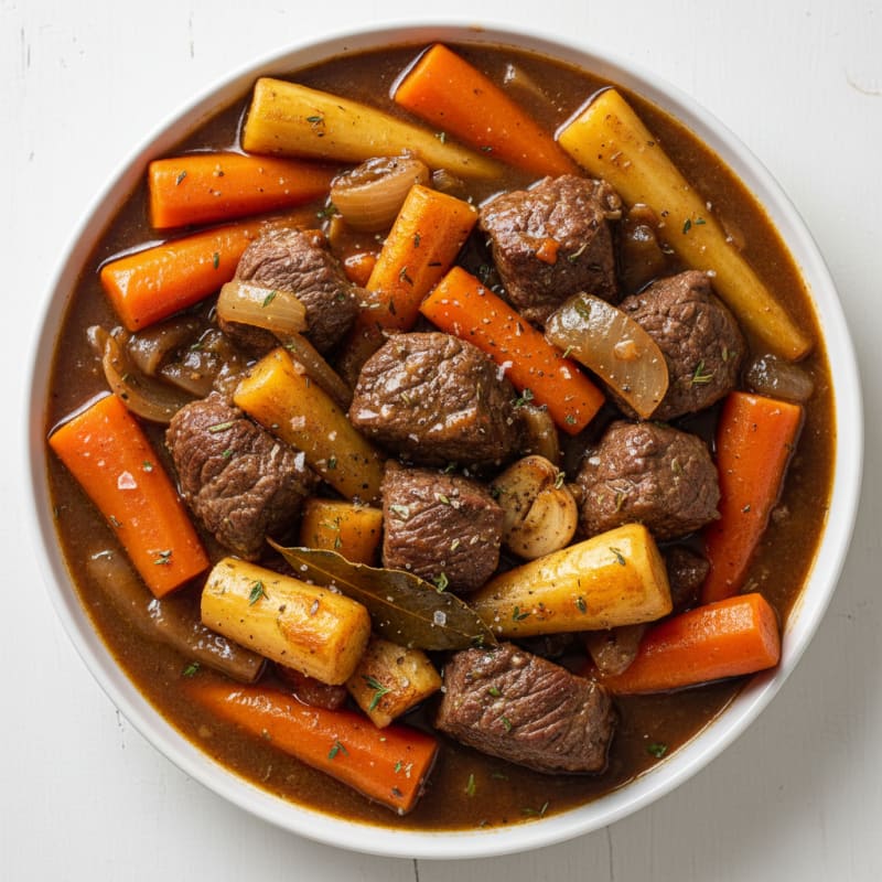 Hearty Beef Stew with Root Vegetables