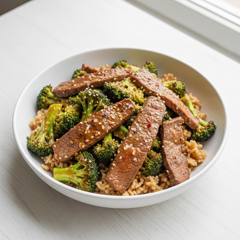 Tender Sesame Beef & Broccoli Stir-Fry