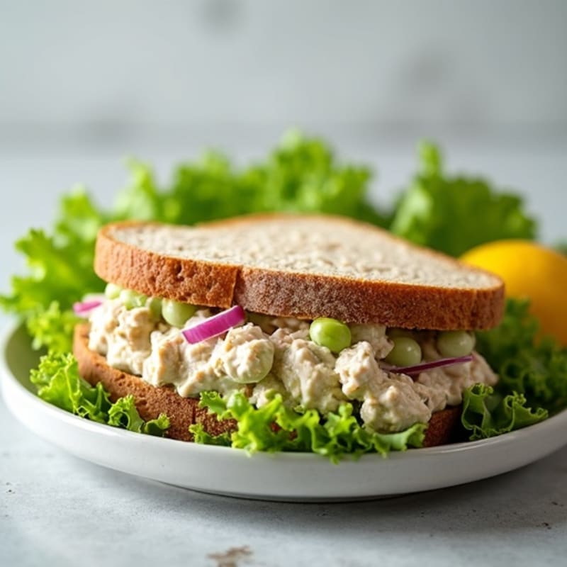Healthy Creamy Tuna Salad Sandwich
