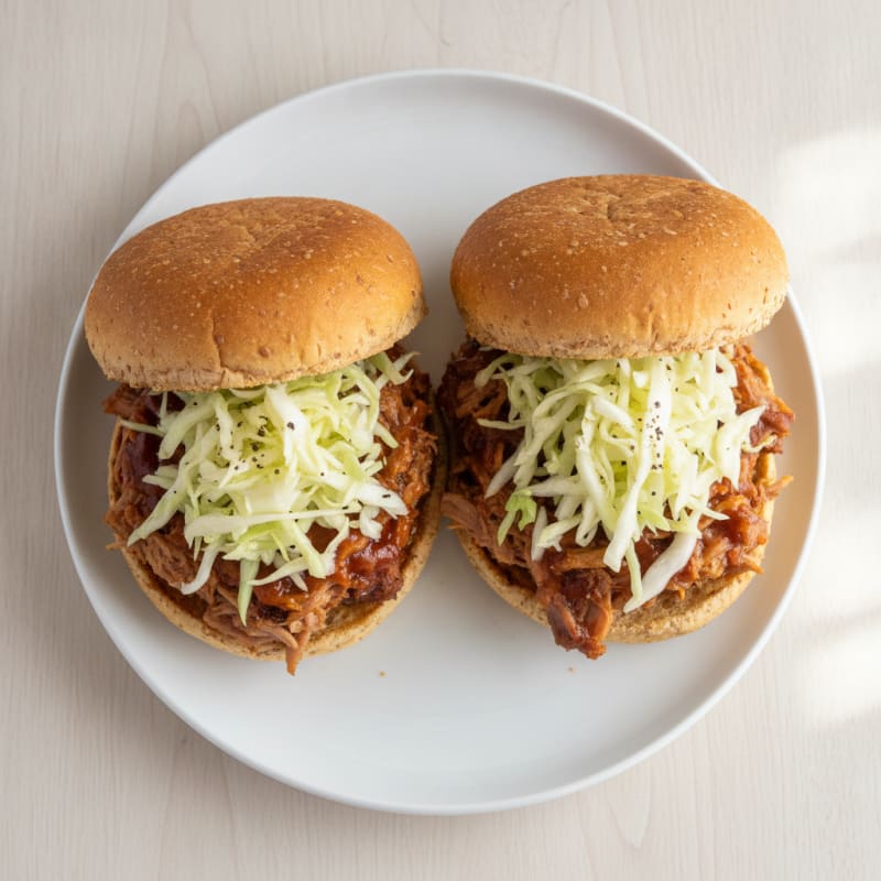 Slow-Cooked BBQ Pulled Pork Sandwiches