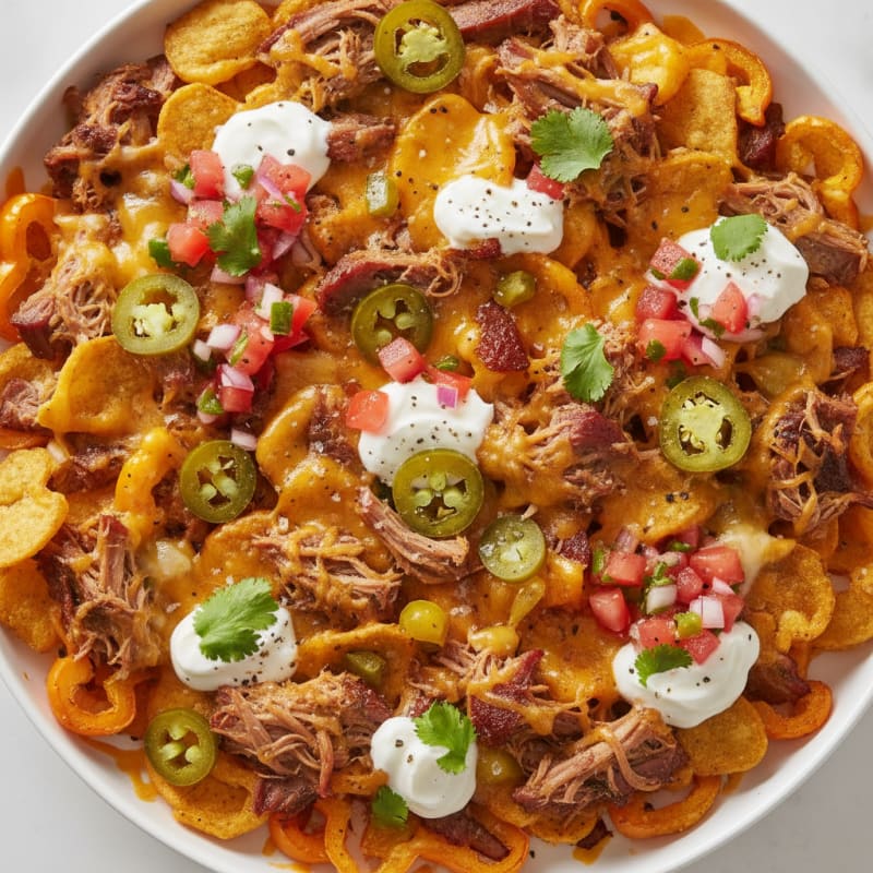 Smoked Pulled Pork Nachos