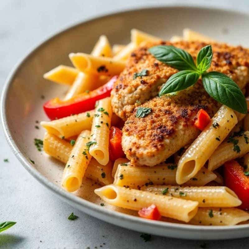 Creamy Cajun Chicken Pasta with Bell Peppers
