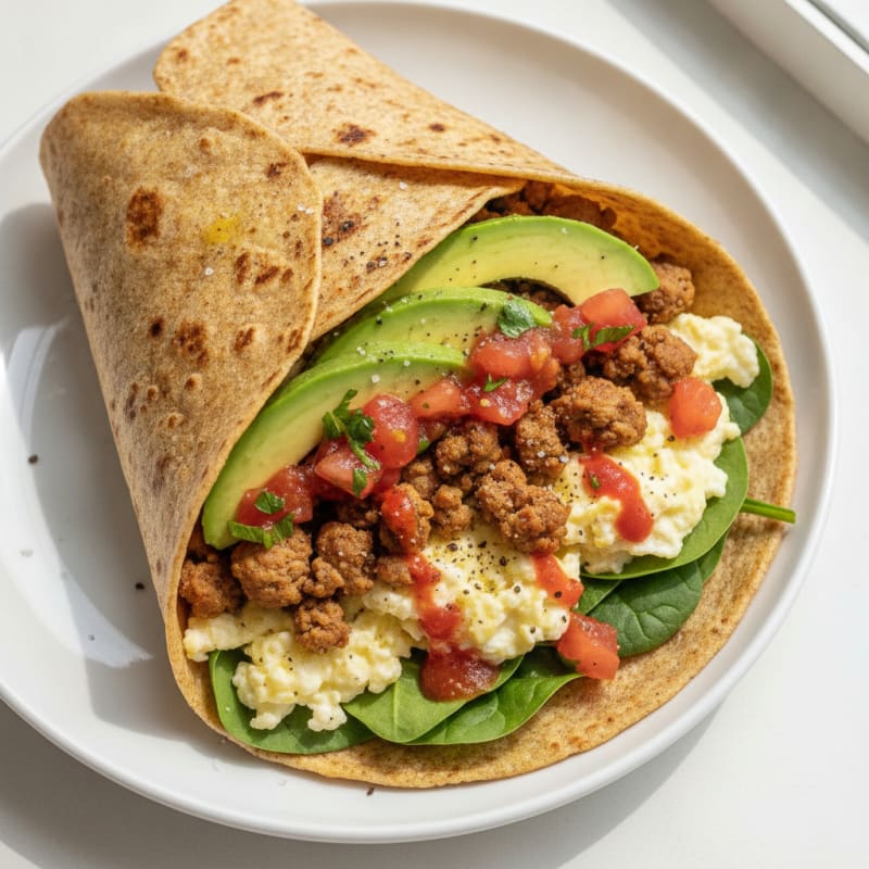 Ultimate Loaded Breakfast Burrito
