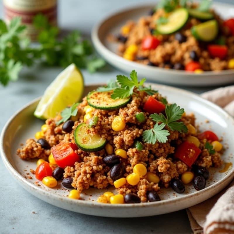 Sheet Pan Chili-Lime Turkey Taco Bowls