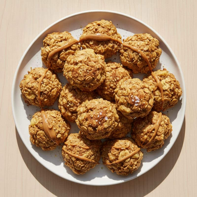 Almond Butter Banana Power Bites