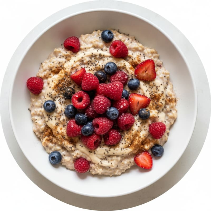 Berry Yogurt Overnight Oats
