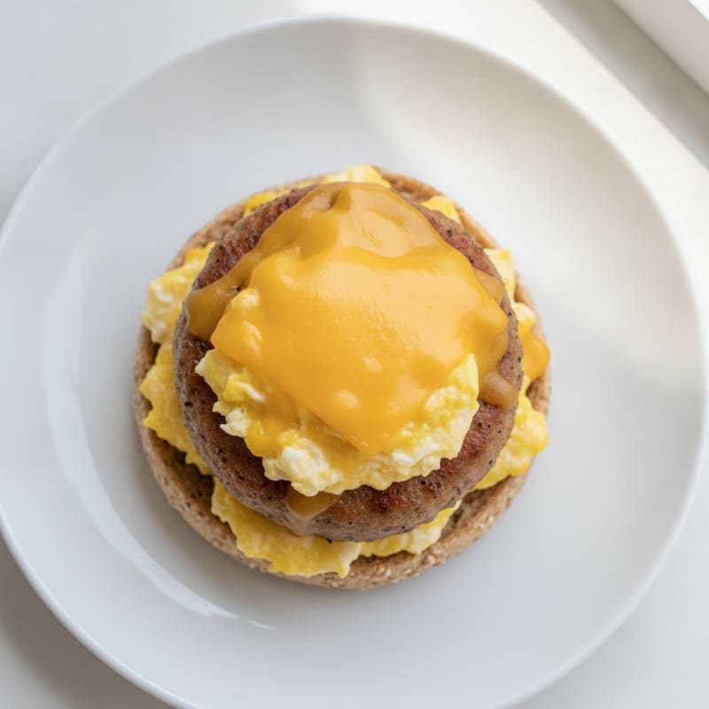 Sausage Egg and Cheese Muffin