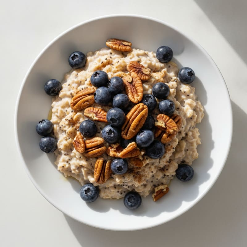 Blueberry Pecan Overnight Oats