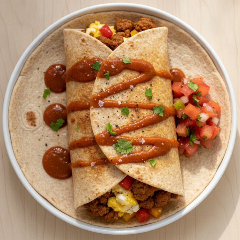 Loaded Chorizo Breakfast Burrito