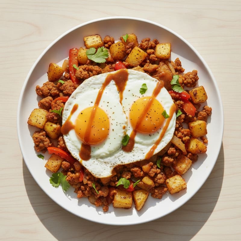Spicy Chorizo and Potato Hash