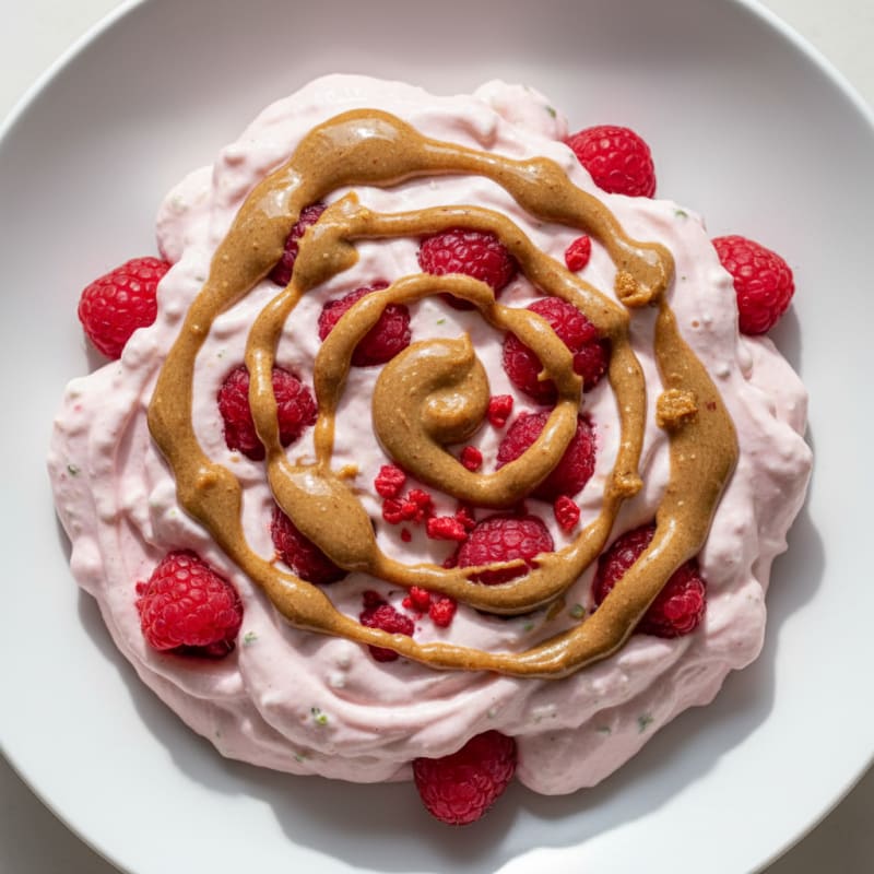 Silky Greek Yogurt Protein Mousse with Berries