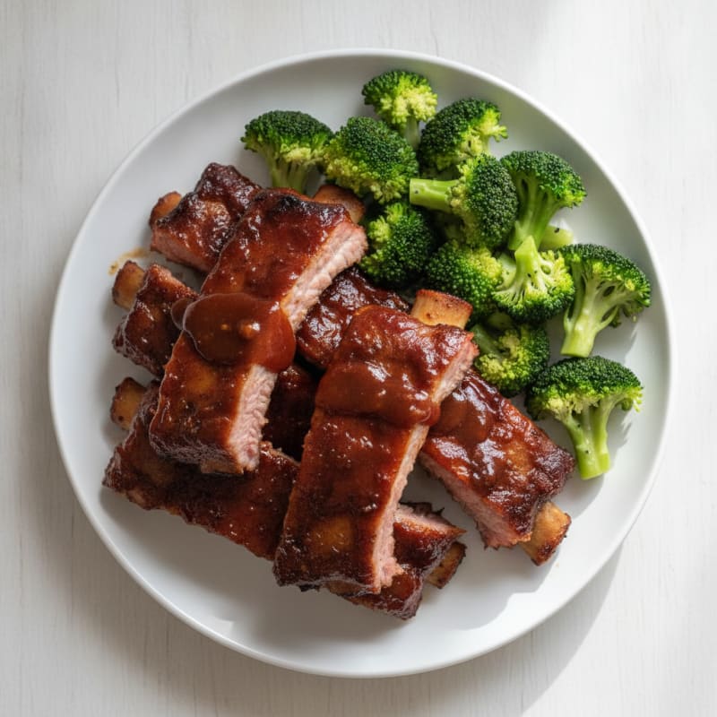 Sticky BBQ Baby Back Ribs