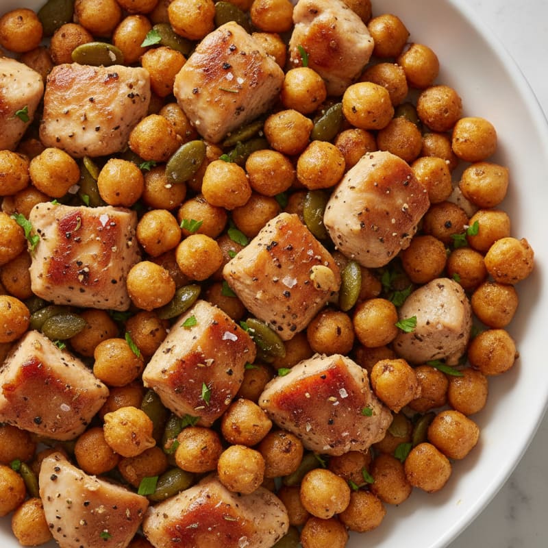 Garlic Herb Chicken Snack Bowl
