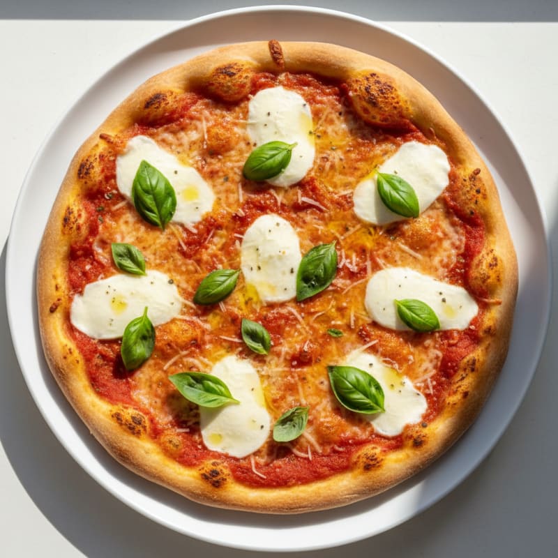 Classic Margherita Pizza with Fresh Basil