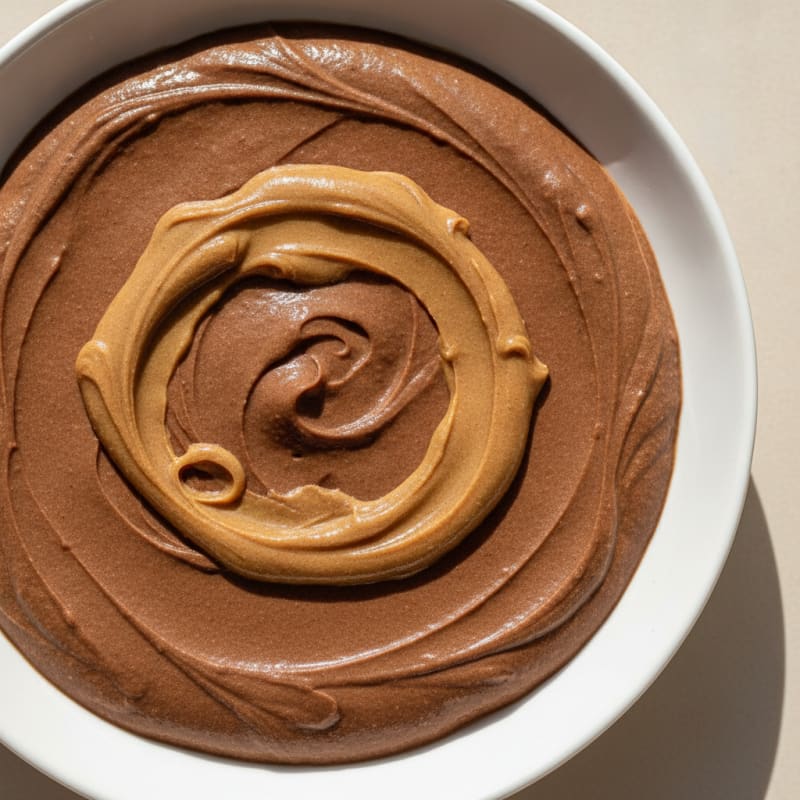 Creamy Chocolate Protein Pudding with Almond Butter