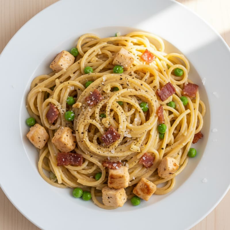 Creamy Pancetta Carbonara with Silky Egg Sauce