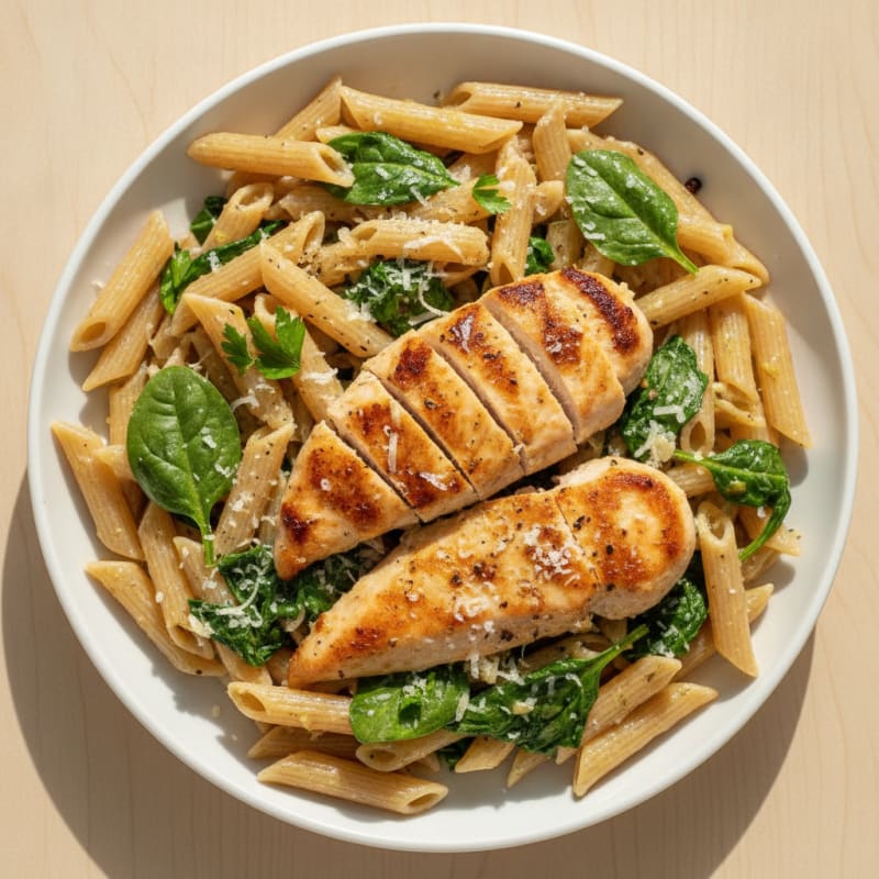 Lemon-Herb Chicken with Penne Pasta