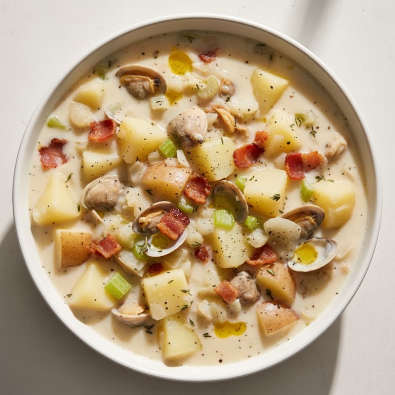 Hearty New England Clam Chowder