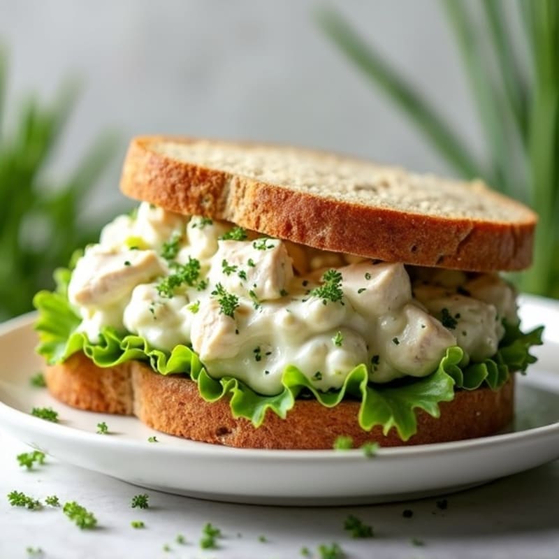 Creamy Herb Chicken Salad Sandwich