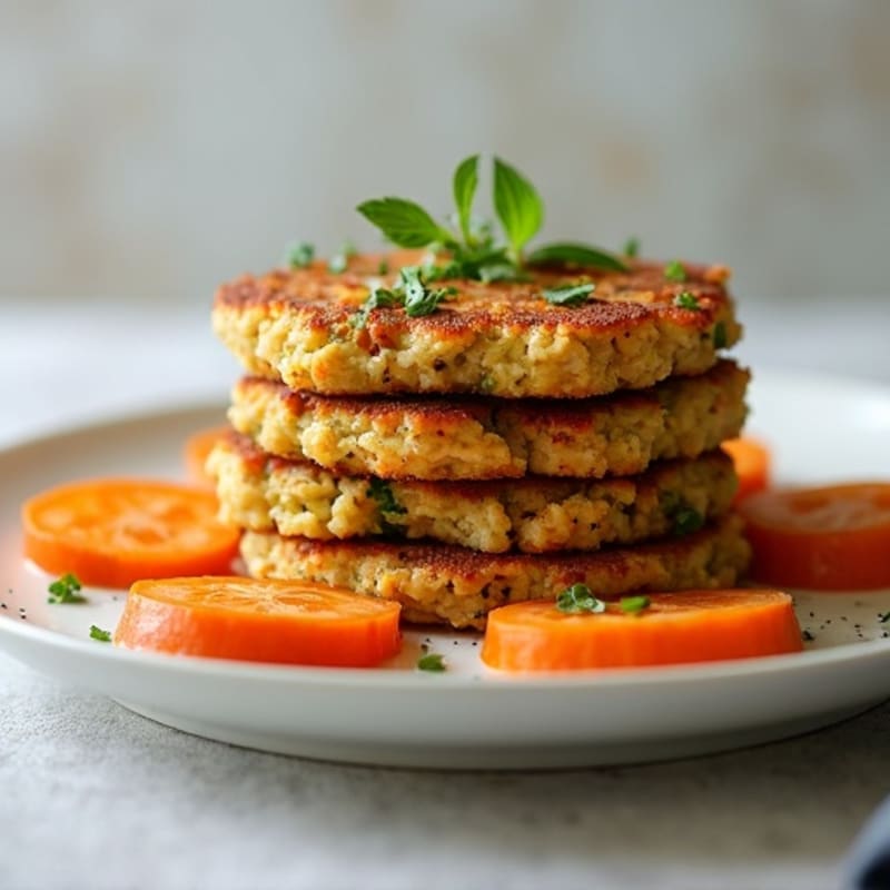 Crispy Chicken and Vegetable Cakes