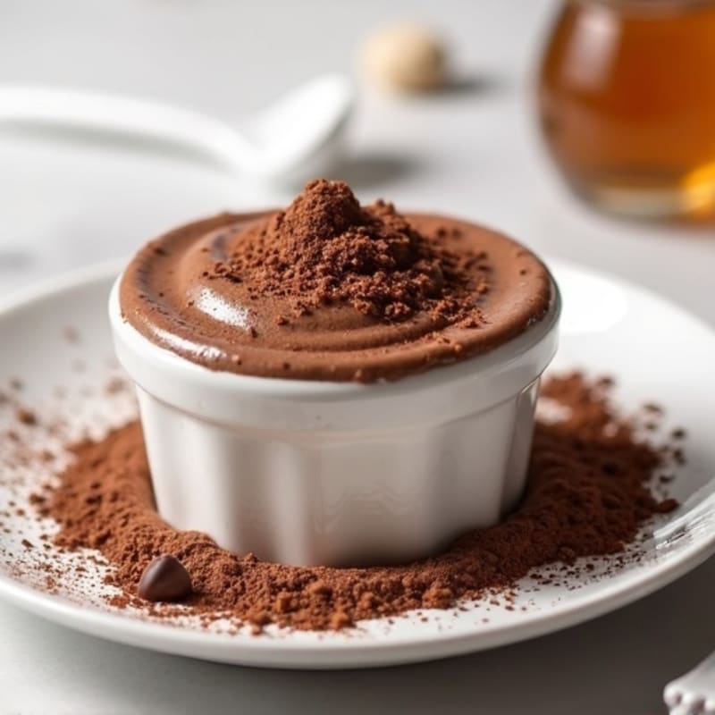 Silky Chocolate Protein Pudding with Greek Yogurt