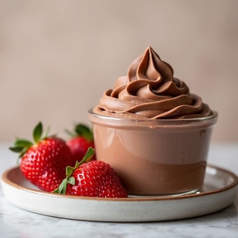 High-Protein Chocolate Greek Yogurt Mousse