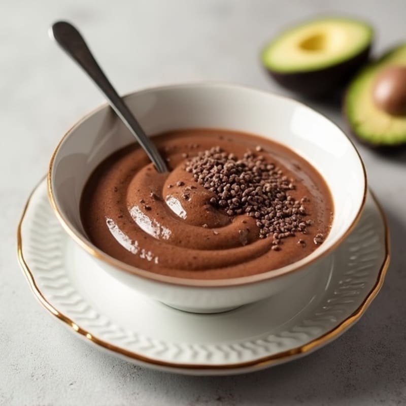 Chocolate Protein Pudding with Chia Seeds