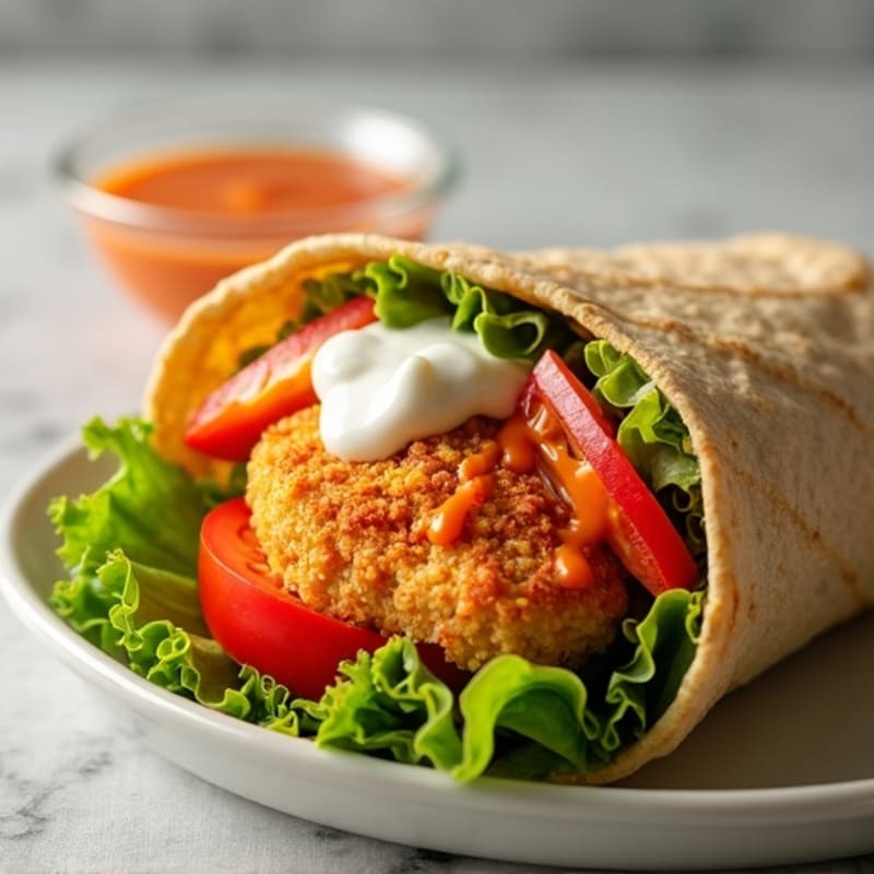 Crispy Buffalo Ranch Chicken Wrap