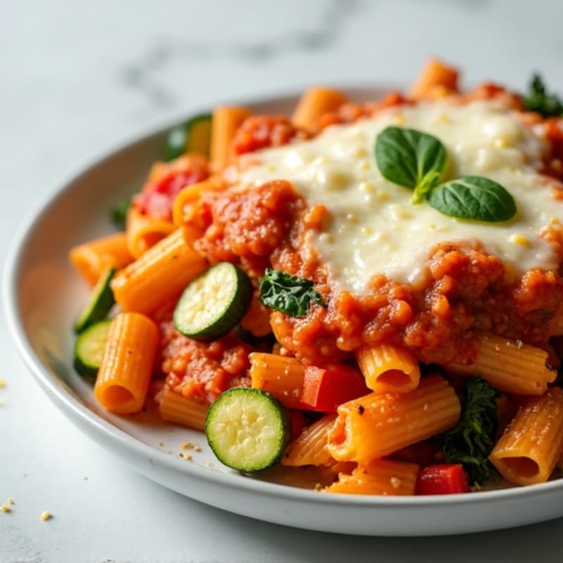 Protein-Packed Turkey and Veggie Baked Ziti