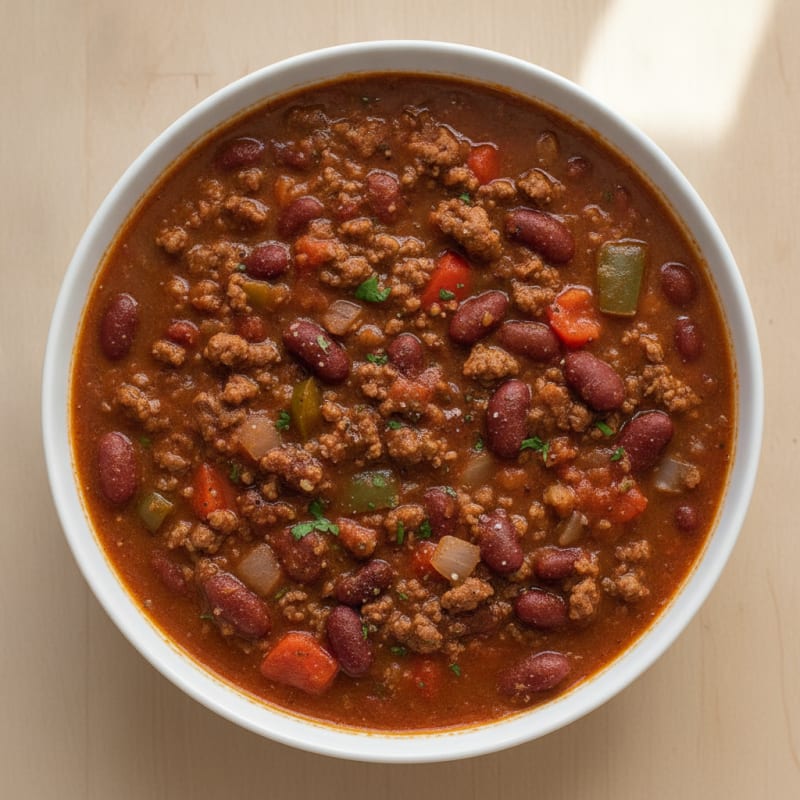 Hearty Beef and Bean Chili