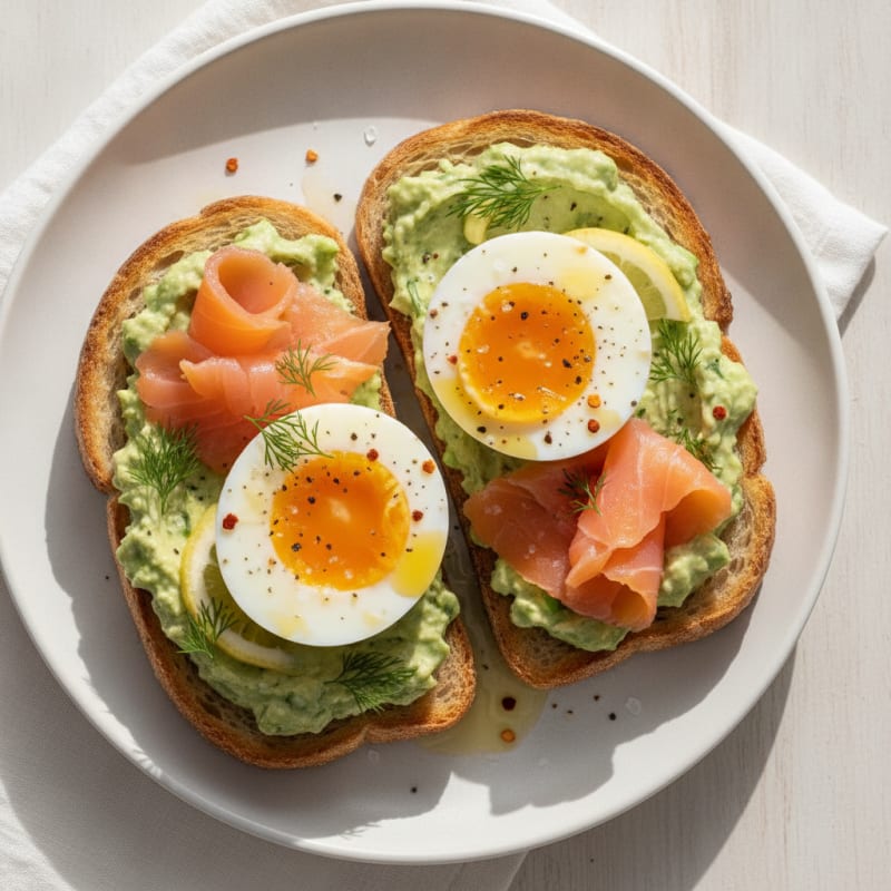 Boiled Eggs with Sourdough Toast